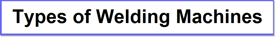 Types of Welding Machines logo